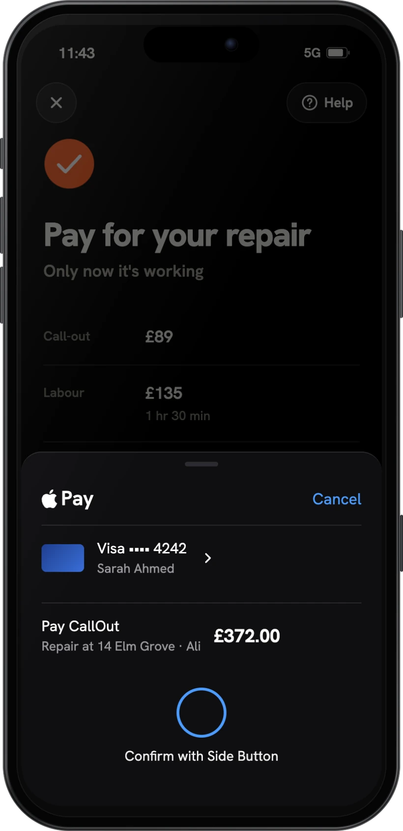 Apple Pay or card