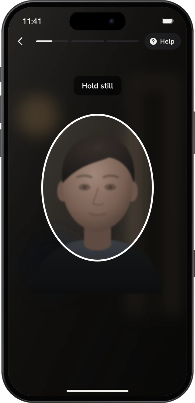 The engineer's live face check at the door